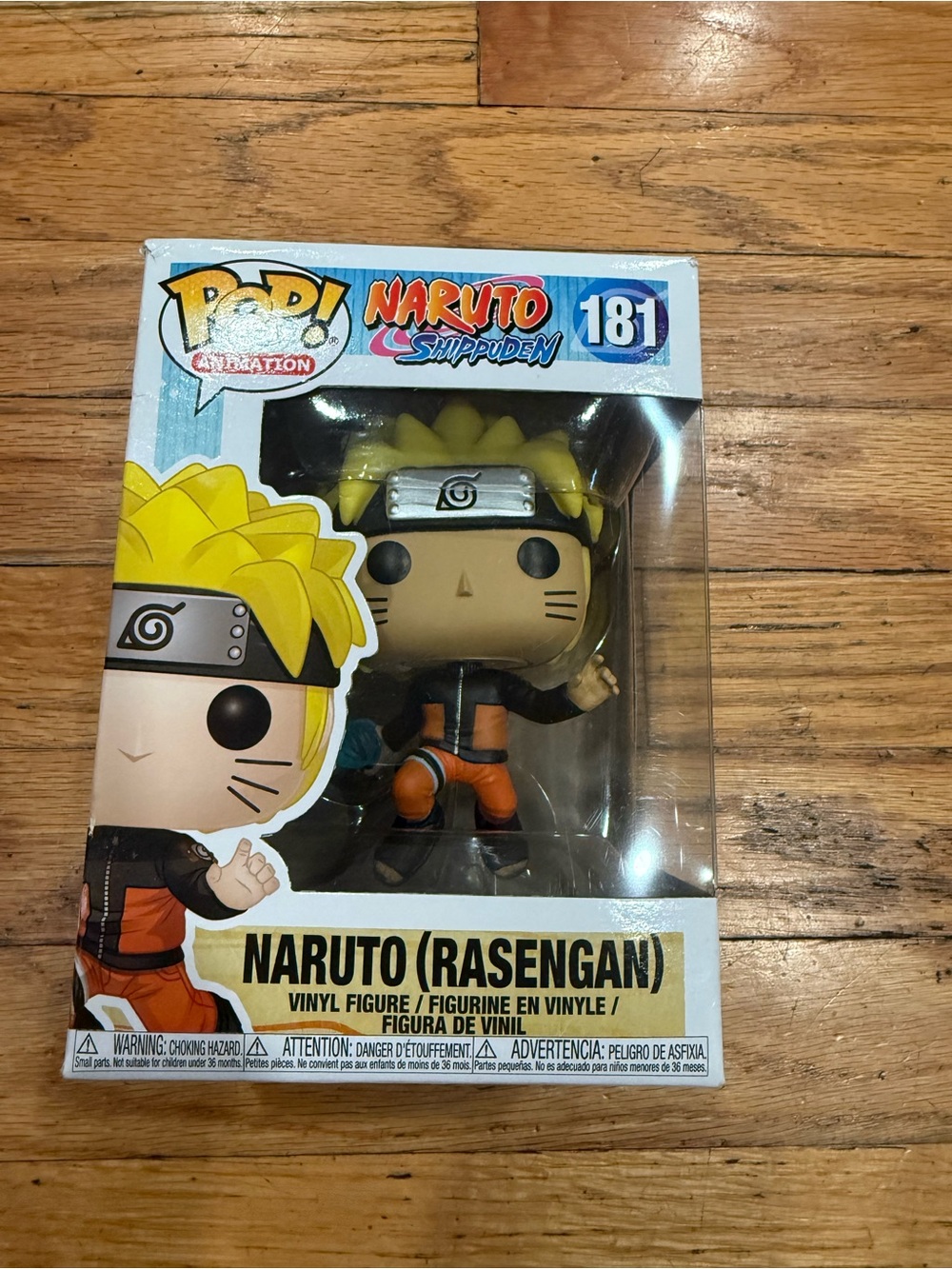 Funko Naruto Vinyl Figure - Yellow Hair & Orange Outfit (Rasengan)